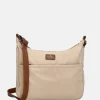 Schoudertassen^Charm London Buckingham schoudertas zand