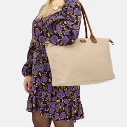 Schoolhandtassen | Dames Laptoptassen^Charm London Buckingham shopper met 15.6 inch laptopvak L zand