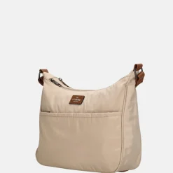 Schoudertassen^Charm London Buckingham schoudertas zand