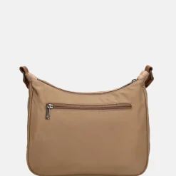 Schoudertassen^Charm London Buckingham schoudertas taupe