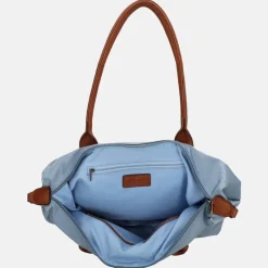 Shoppers^Charm London Buckingham shopper L staalblauw