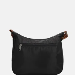Schoudertassen^Charm London Buckingham schoudertas zwart