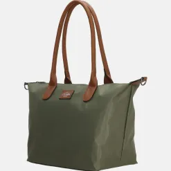 Shoppers^Charm London Buckingham shopper L olijfgroen