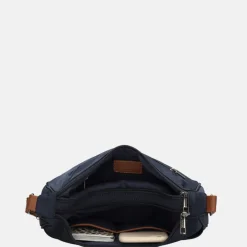 Schoudertassen^Charm London Buckingham schoudertas blauw