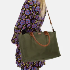 Schoolhandtassen | Dames Laptoptassen^Charm London Buckingham shopper met 15.6 inch laptopvak L olijfgroen