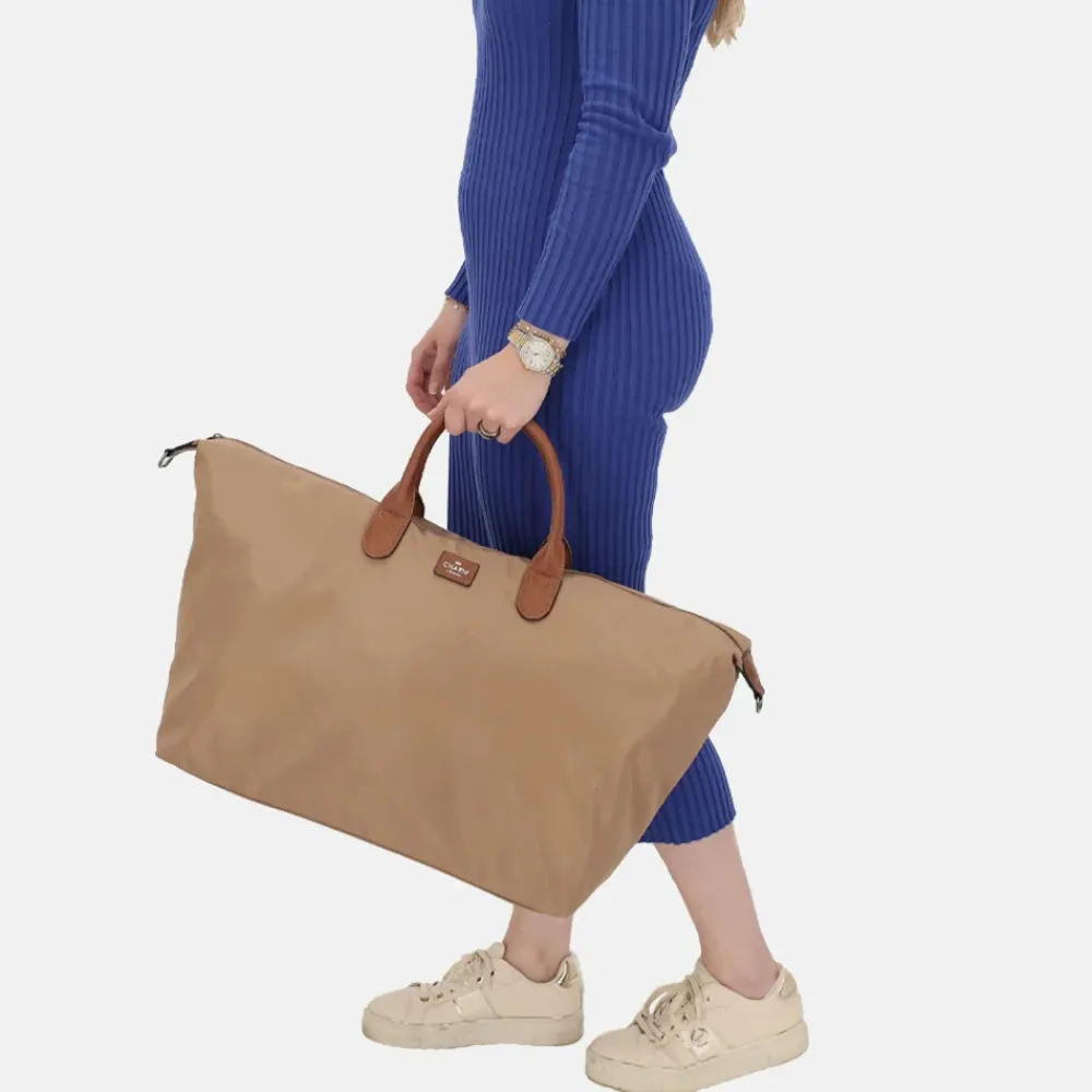 Handbagage Tassen | Weekendtassen^Charm London Buckingham weekendtas taupe
