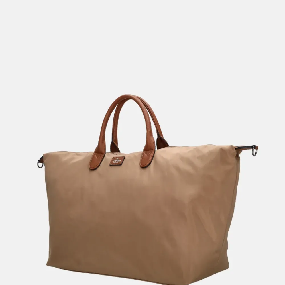 Handbagage Tassen | Weekendtassen^Charm London Buckingham weekendtas taupe