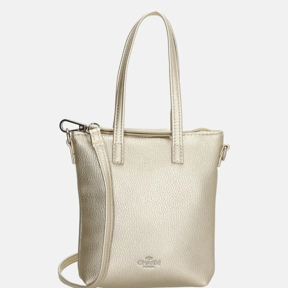 Crossbody Tassen^Charm London crossbody tas goud