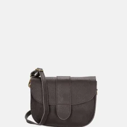 Crossbody Tassen^Charm London crossbody tas donkerbruin
