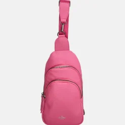 Crossbody Tassen^Charm London crossbody tas fuchsia