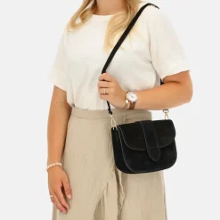 Crossbody Tassen^Charm London crossbody tas zwart