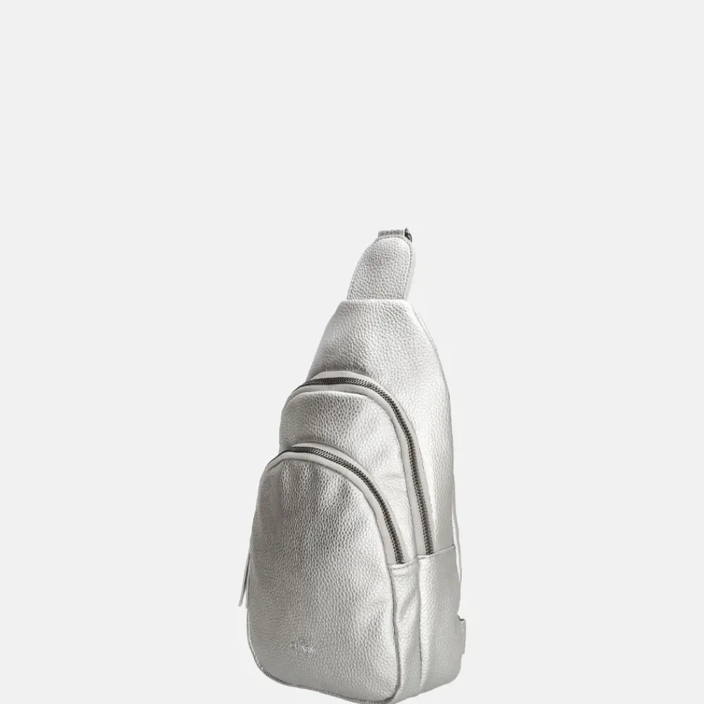 Crossbody Tassen^Charm London crossbody tas silver