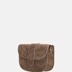 Crossbody Tassen^Charm London crossbody tas donkertaupe