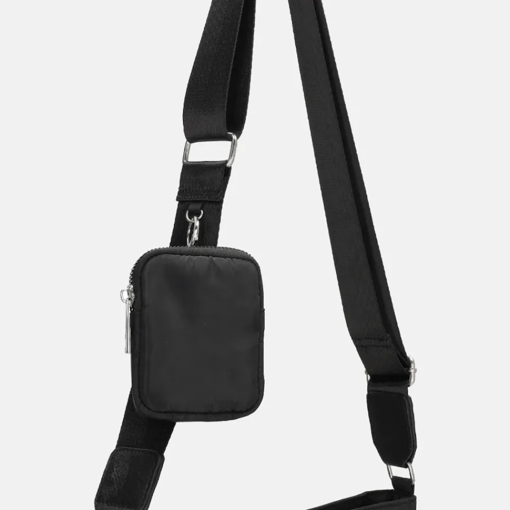 Crossbody Tassen^Charm London crossbody tas zwart