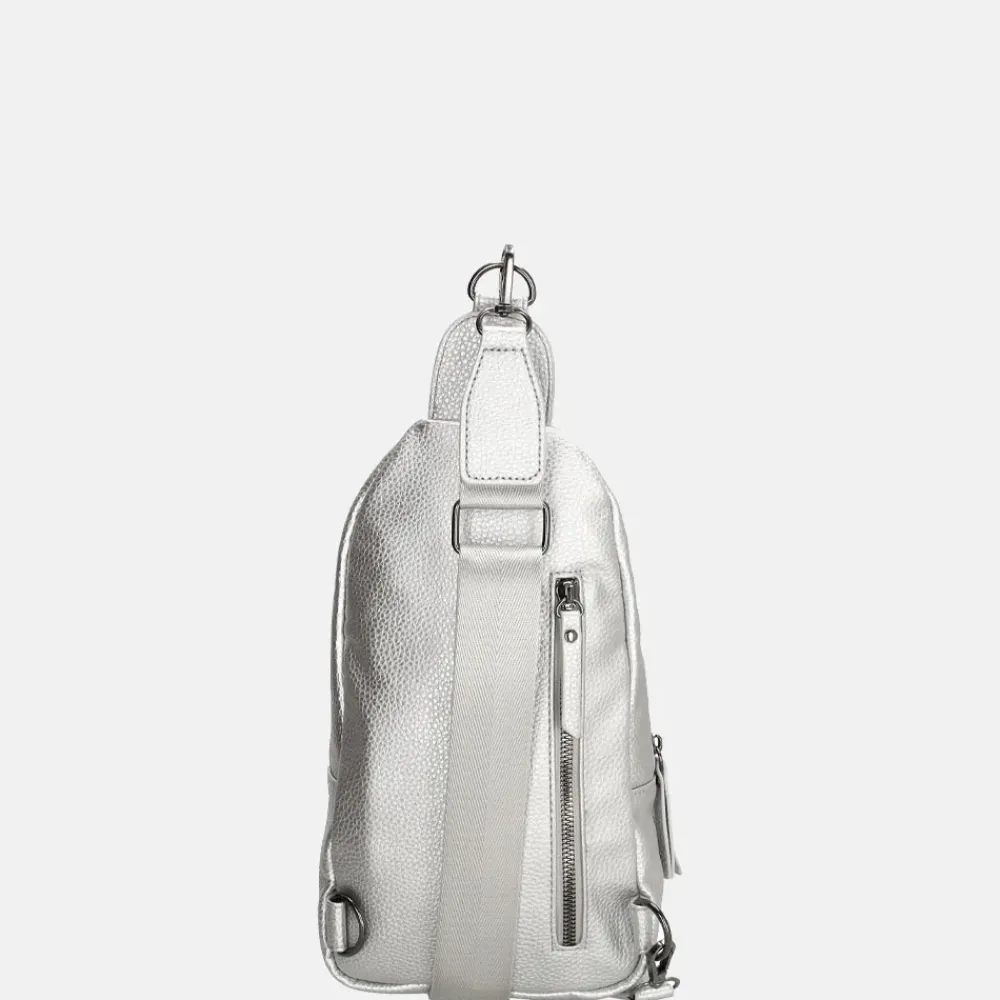 Crossbody Tassen^Charm London crossbody tas silver