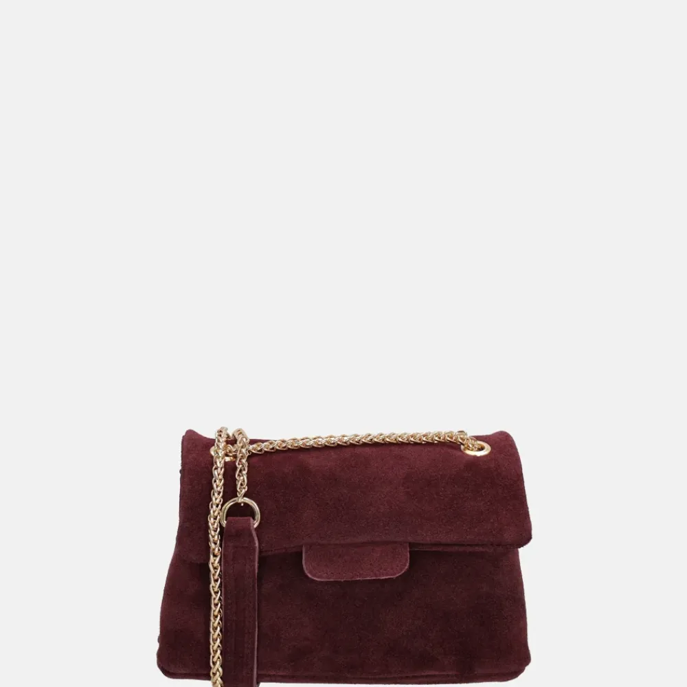 Crossbody Tassen^Charm London Elisa crossbody tas bordeaux rood