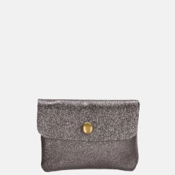Dames Portemonnees^Charm London Glitter portemonnee donkerzilver