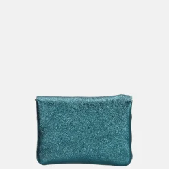 Dames Portemonnees^Charm London Glitter portemonnee petrol