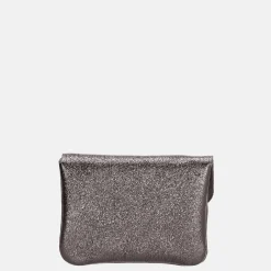Dames Portemonnees^Charm London Glitter portemonnee donkerzilver