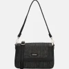 Crossbody Tassen^Charm London Hillingdon crossbody tas zwart