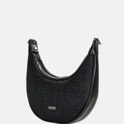 Schoudertassen^Charm London Kingsway schoudertas zwart