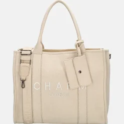 Dames Laptoptassen^Charm London laptoptas 15 inch zand