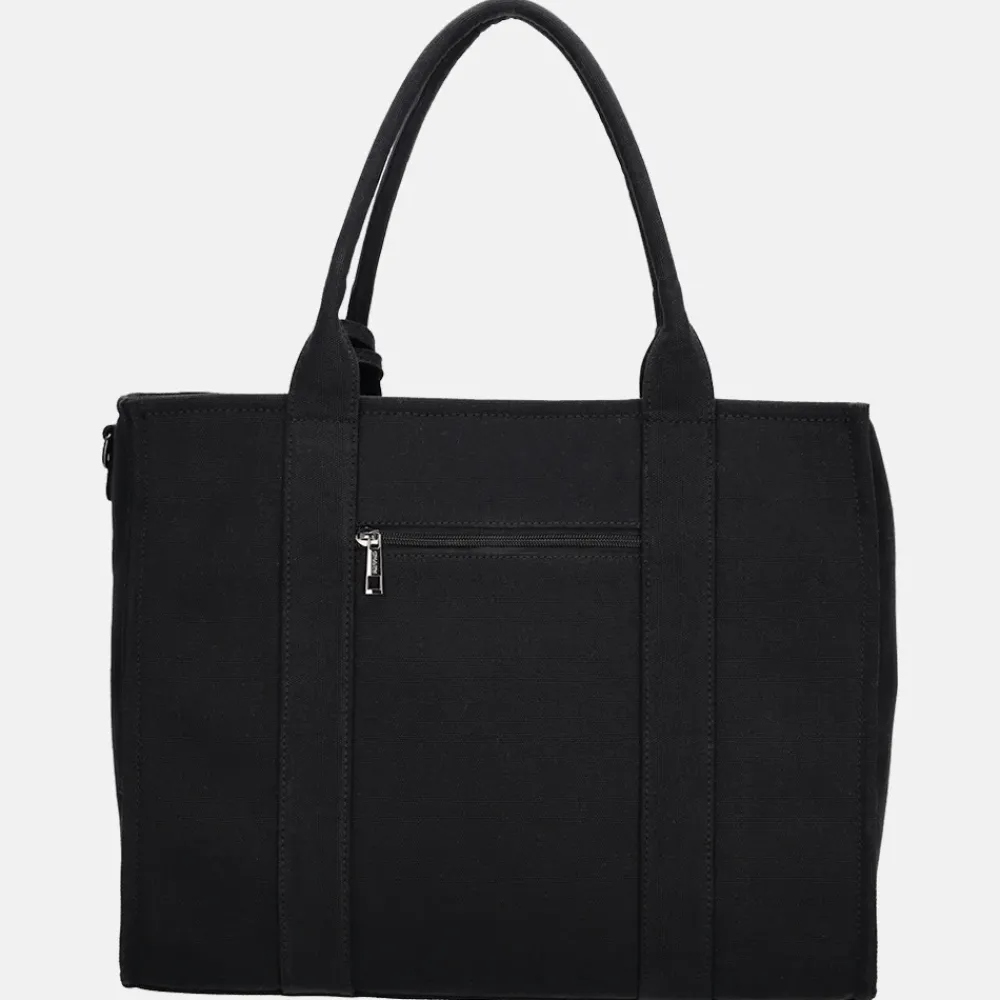 Dames Laptoptassen^Charm London laptoptas 15 inch zwart