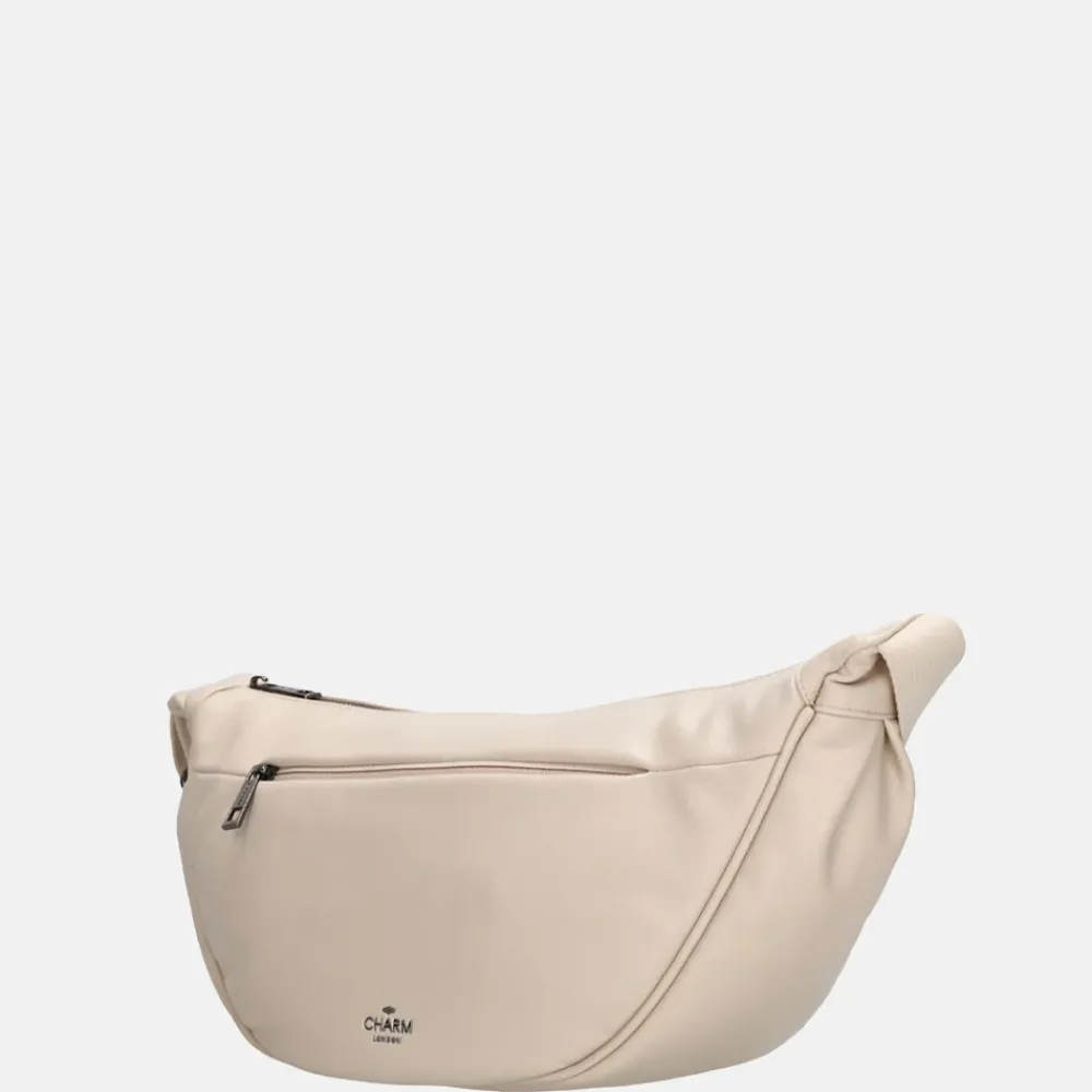 Crossbody Tassen^Charm London Lupin crossbody tas licht taupe