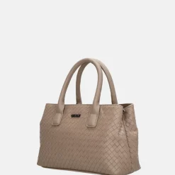 Handtassen^Charm London Maribello handtas S taupe