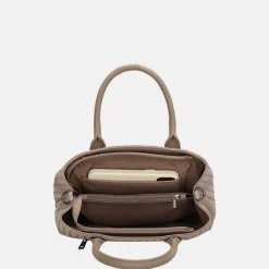 Handtassen^Charm London Maribello handtas S taupe