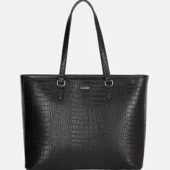 Schoolhandtassen | Dames Laptoptassen^Charm London Midwood shopper 15.6 inch zwart