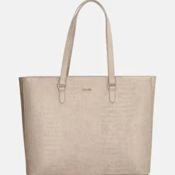Schoolhandtassen | Dames Laptoptassen^Charm London Midwood shopper 15.6 inch lichttaupe