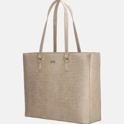 Schoolhandtassen | Dames Laptoptassen^Charm London Midwood shopper 15.6 inch lichttaupe