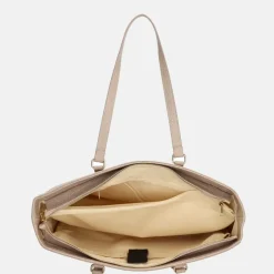 Schoolhandtassen | Dames Laptoptassen^Charm London Midwood shopper 15.6 inch lichttaupe