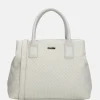 Handtassen^Charm London Mirabello handtas M lichtgrijs