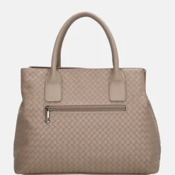 Handtassen^Charm London Mirabello handtas M taupe