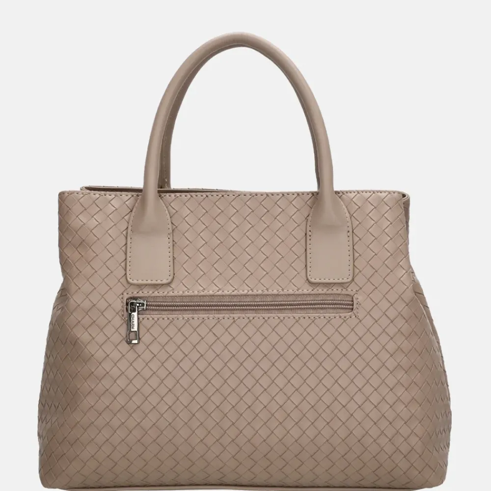 Handtassen^Charm London Mirabello handtas M taupe