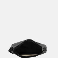 Schoudertassen^Charm London Mondmarte schoudertas zwart
