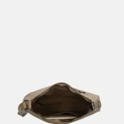 Schoudertassen^Charm London Mondmarte schoudertas taupe