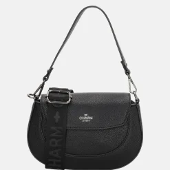 Crossbody Tassen^Charm London Montmartre crossbody tas zwart
