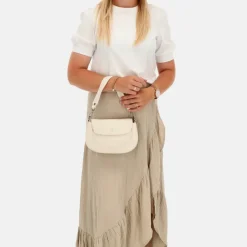 Crossbody Tassen^Charm London Montmartre crossbody tas creme