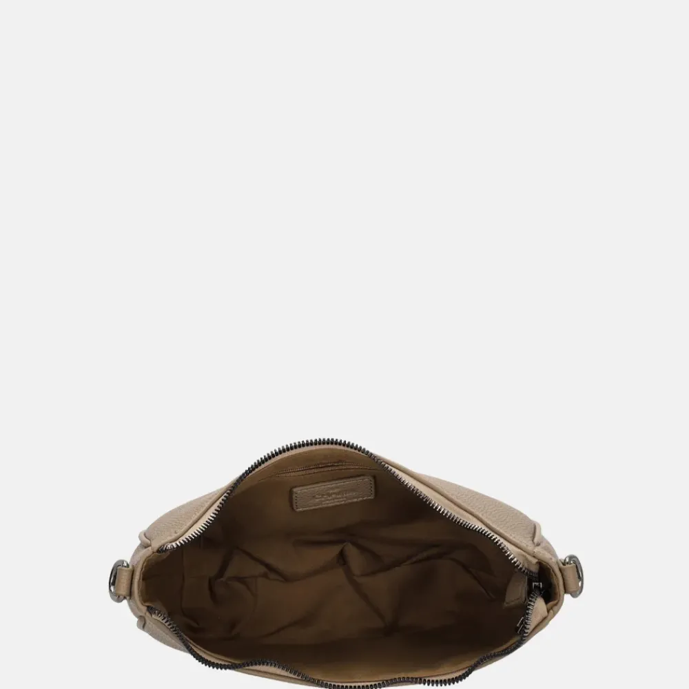 Schoudertassen^Charm London Montmartre schoudertas taupe