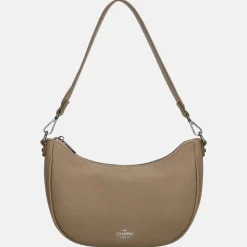 Schoudertassen^Charm London Montmartre schoudertas taupe