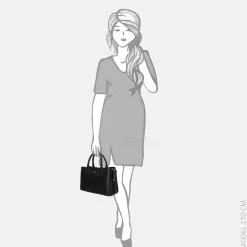 Handtassen^Charm London Muggiano handtas M zwart