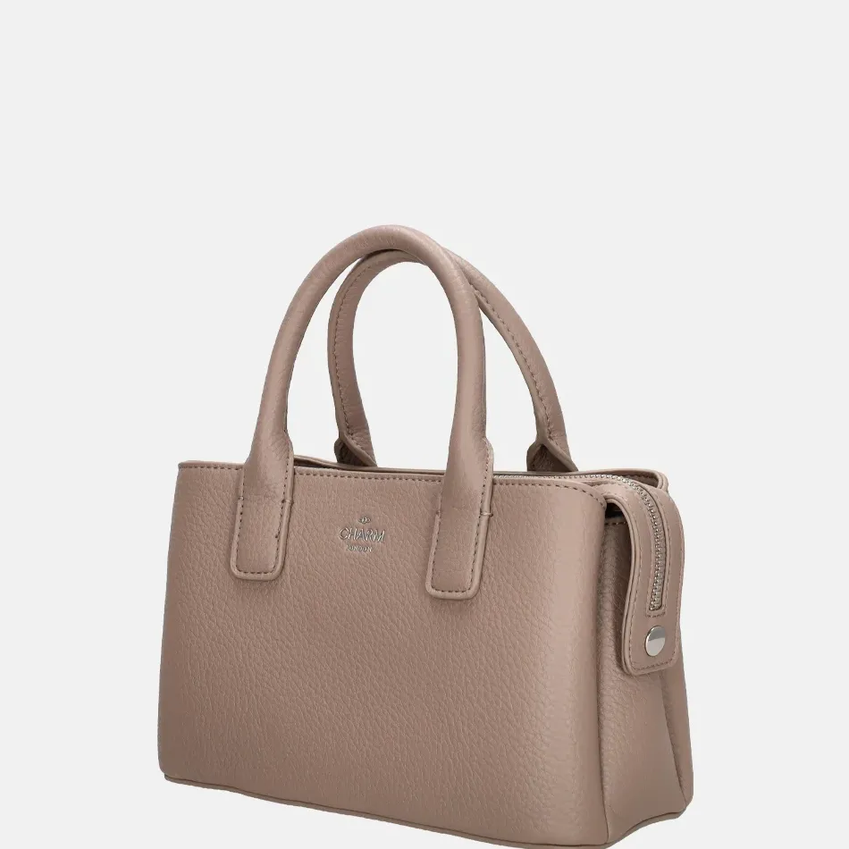 Handtassen^Charm London Muggiano handtas S lichttaupe