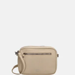 Crossbody Tassen^Charm London New York crossbody tas S taupe