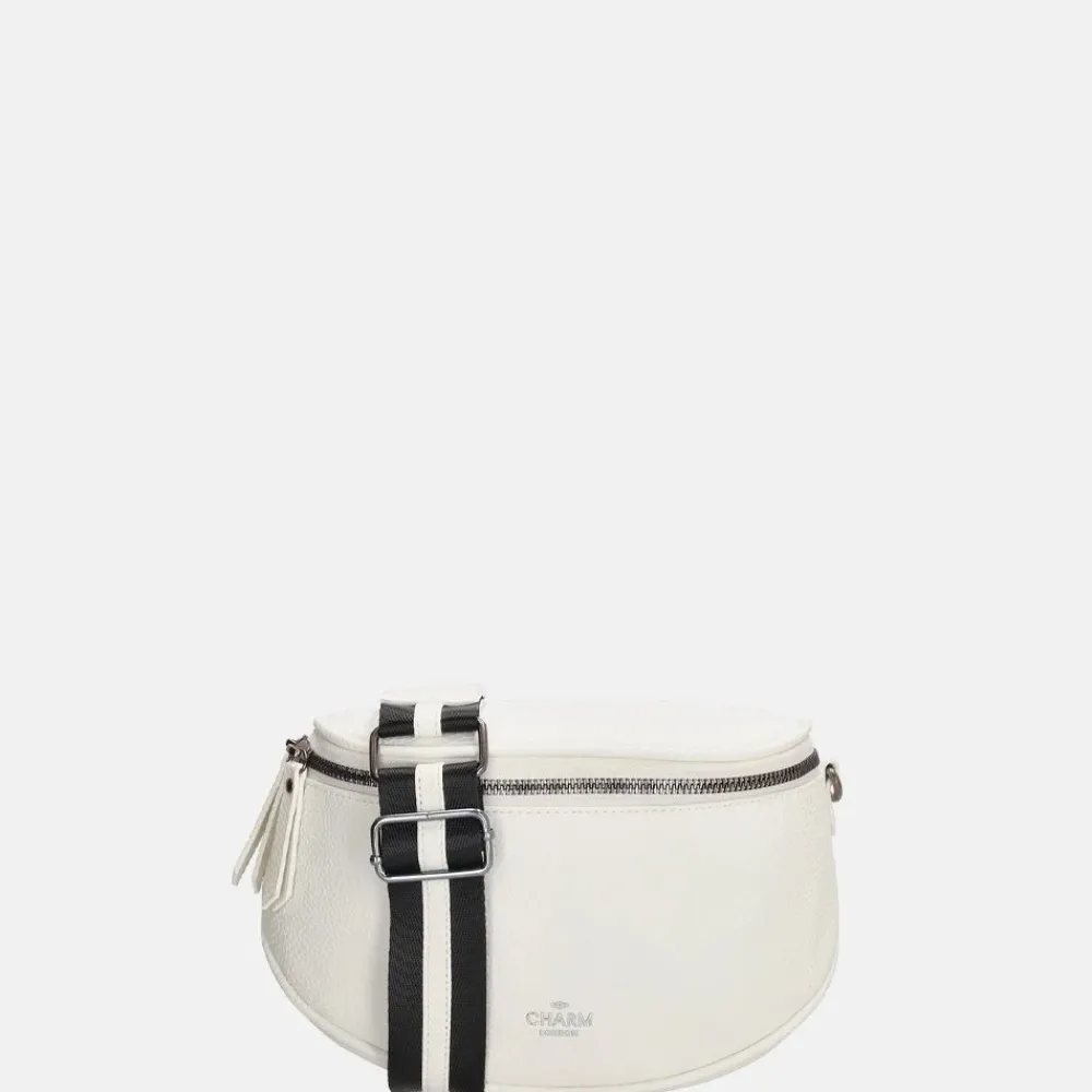 Crossbody Tassen^Charm London New York crossbody tas white