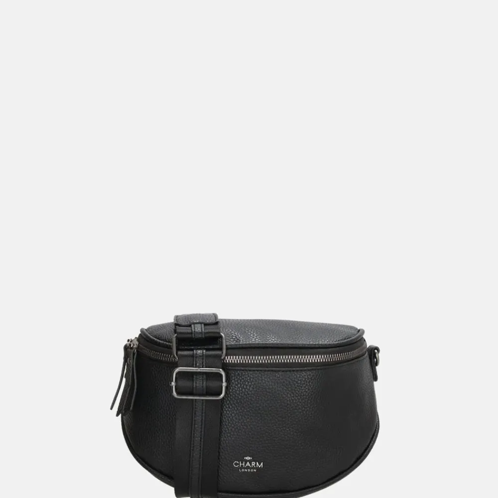 Crossbody Tassen^Charm London New York crossbody tas black
