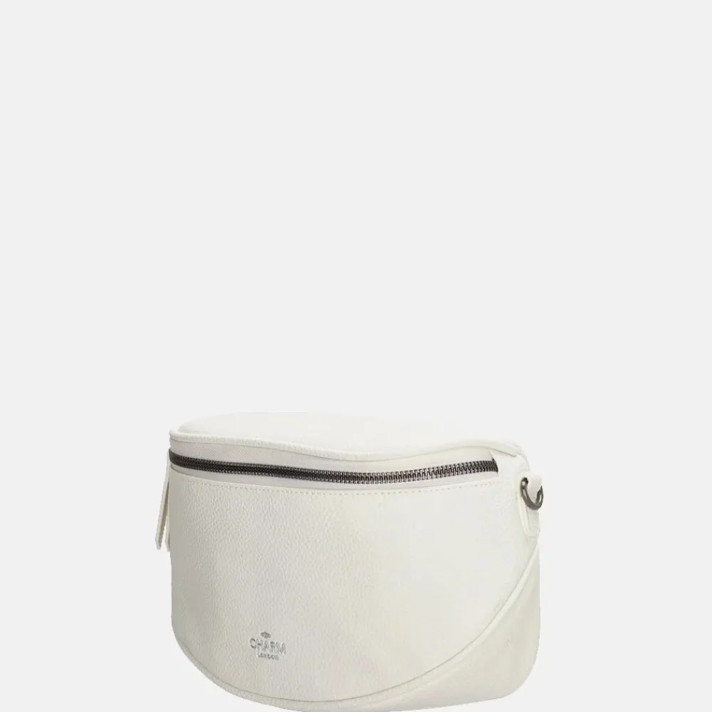 Crossbody Tassen^Charm London New York crossbody tas white