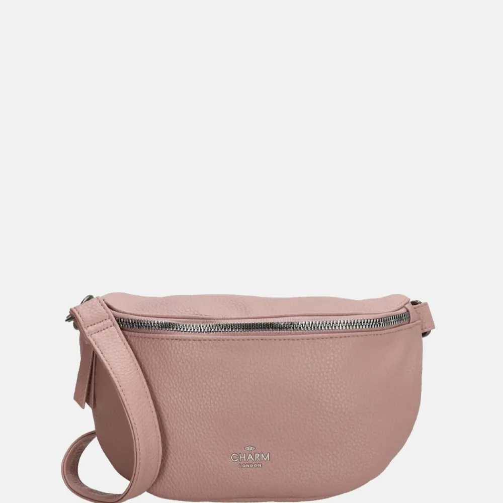 Heuptasjes^Charm London New York heuptas S oud roze